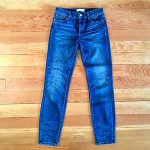 Madewell high riser skinny jeans